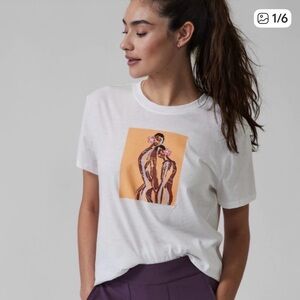 Athleta Daily Graphic Artist Crewneck Tee